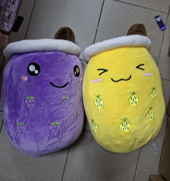 Boba Tea 35cm плюшени играчки, Bubble Tea Бабъл Шейк плюшена играчка