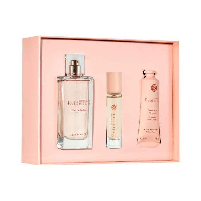 Нов Yves Rocher Дамски подаръчен комплект 2 парфюма + крем