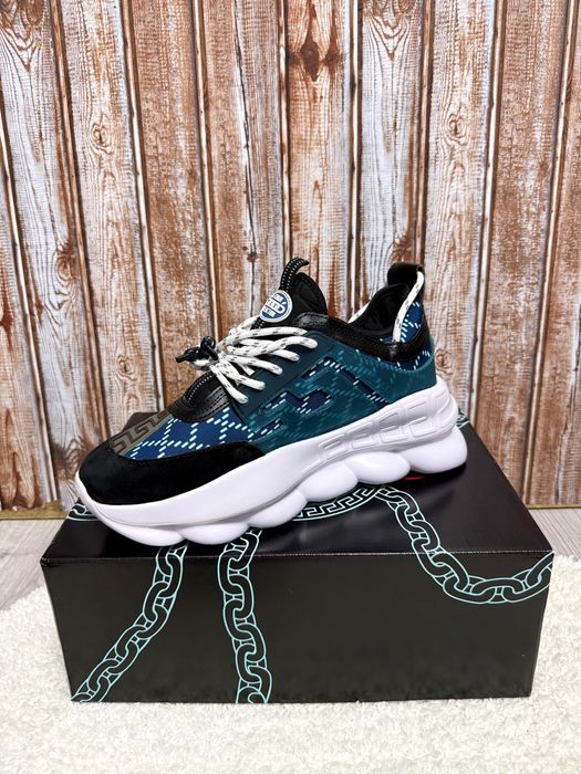 Versace Chain Reaction Blue Black