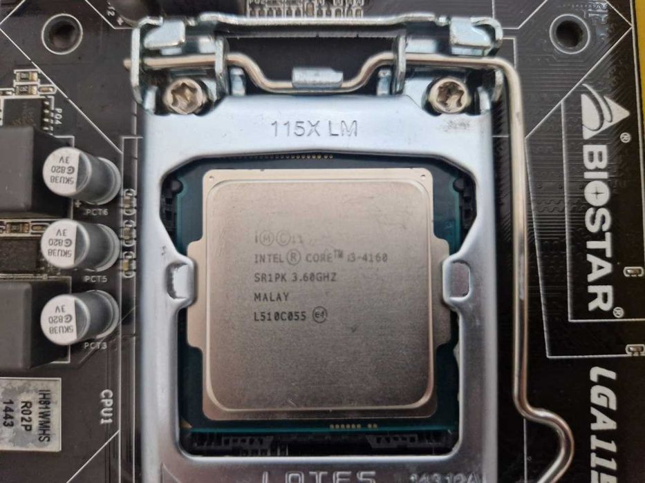 Biostar H81MLV3 + Intel Core i3-4160