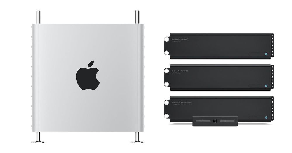 Apple Mac Pro Tower Intel Xeon W 16-cores AMD Radeon Pro W6800X 32GB GDDR6  64GB DDR4 1TB SSD