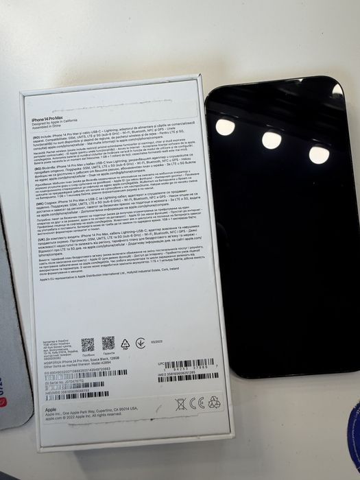 iPhone 14 Pro Max 128GB Space Black – 100% Battery – Impecabil  Vând iPhone 14 Pro Max, 128GB, Space Black