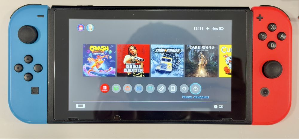 Nintendo switch,прошитый,256гб