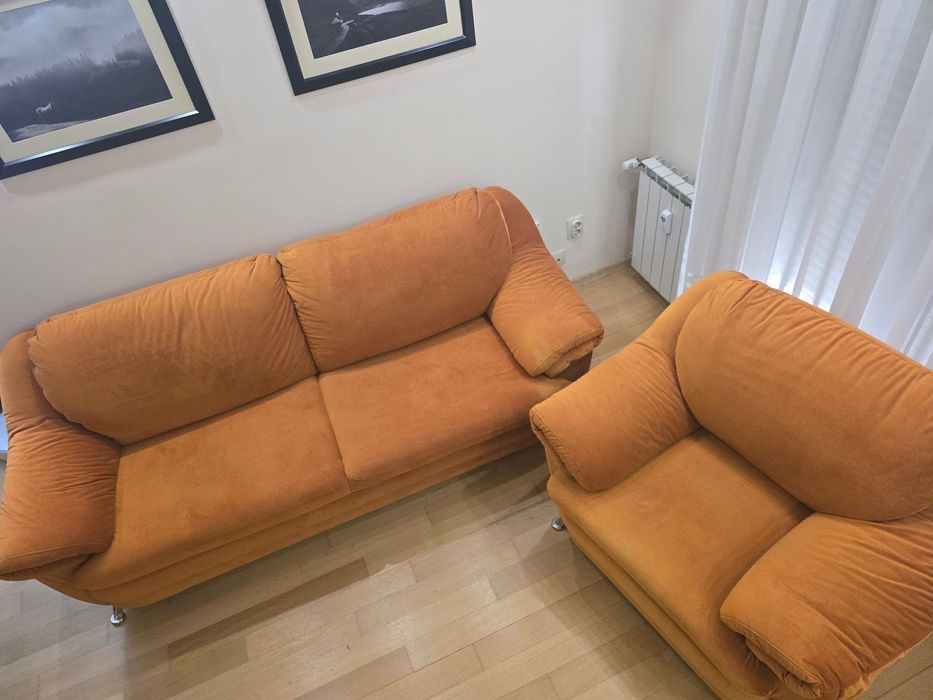 Диван и фотьойл - комплект