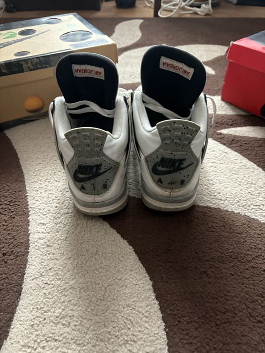 Jordan 4 White Cement