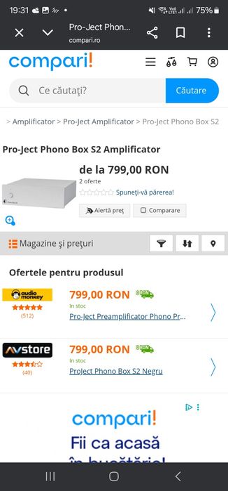 ProJect Phono Box S2 Amplificator
