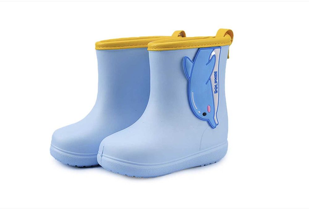 Детски боси гумени ботуши №22 - НОВИ