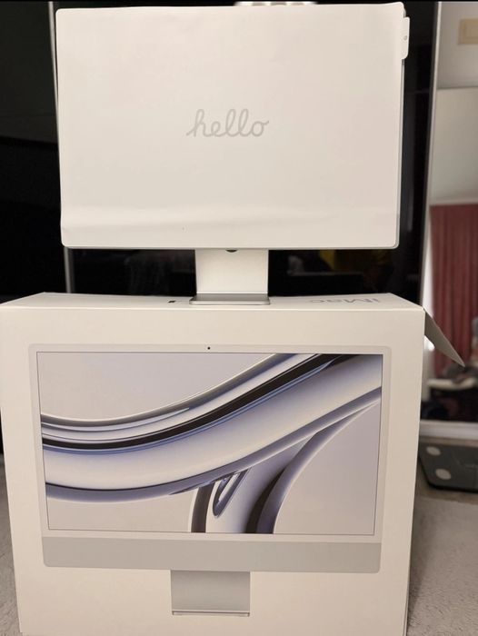 iMac 24 inch M3 8 Core CPU 10 Core GPU 8GB 256GB SSD ca nou cu cutie
