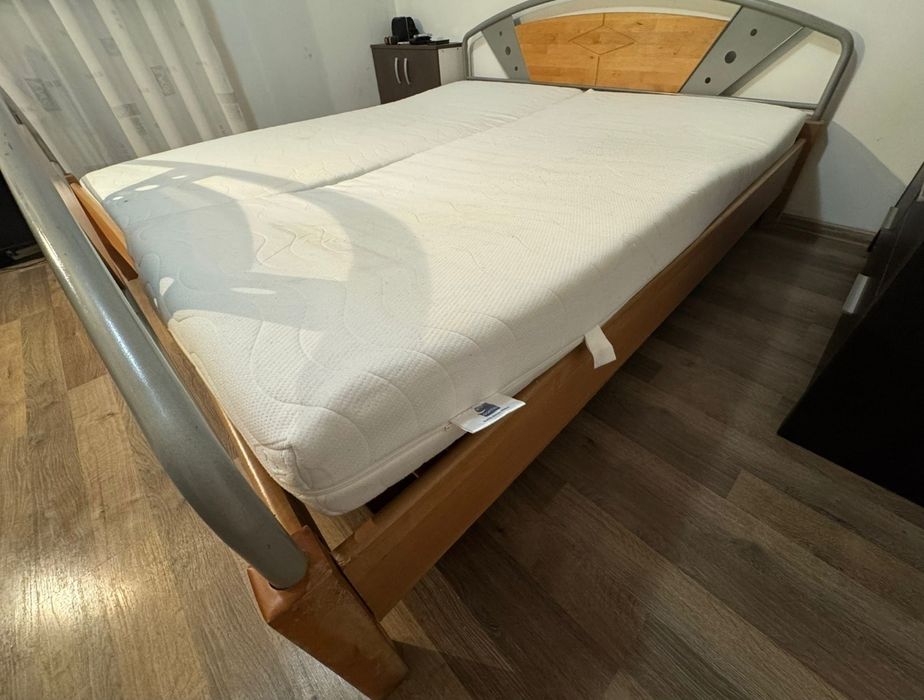 Pat matrimonial, somiere ,saltele