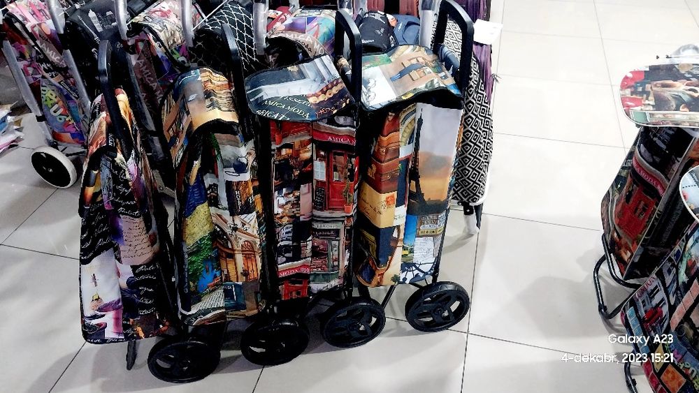 хозяйственные тележки для продуктов