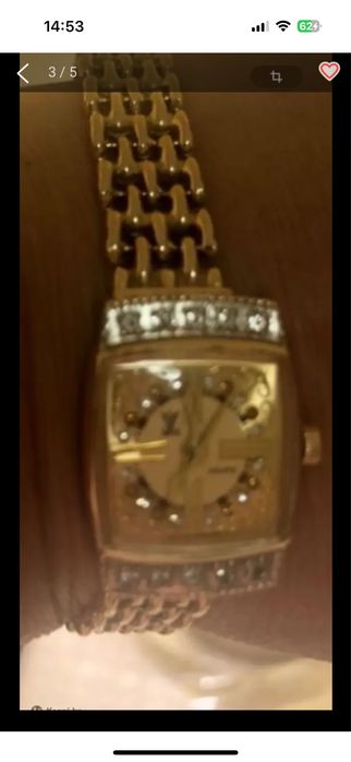 Золотые часы с золотым браслетом