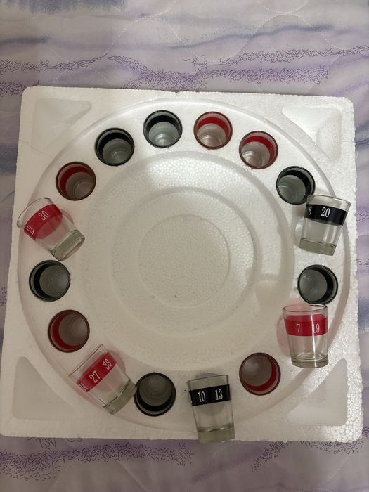 Настолна игра mini roulette с шотове