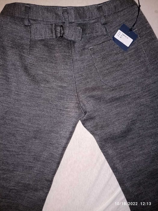Pantaloni Eleganti MATHS 50% Lana + 50 Bumbac . Made in Italy !