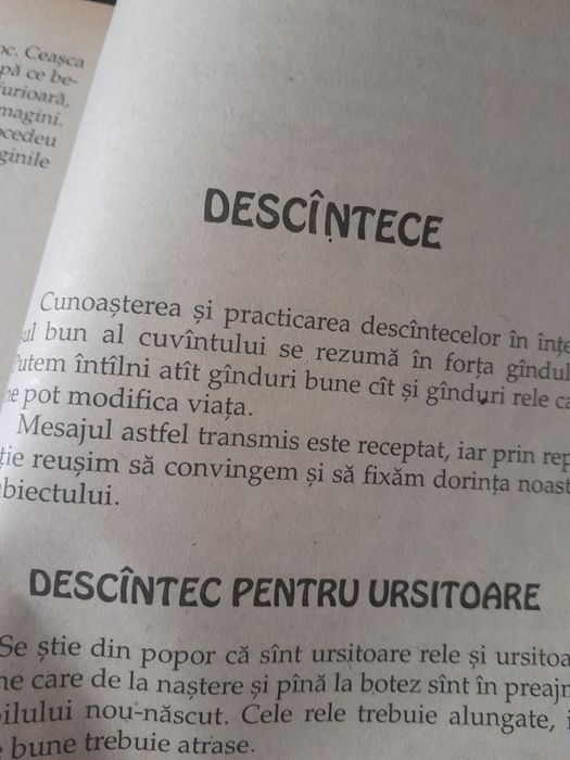 RARA,Carte de ghicit in carti de joc si DESCANTECE 1996