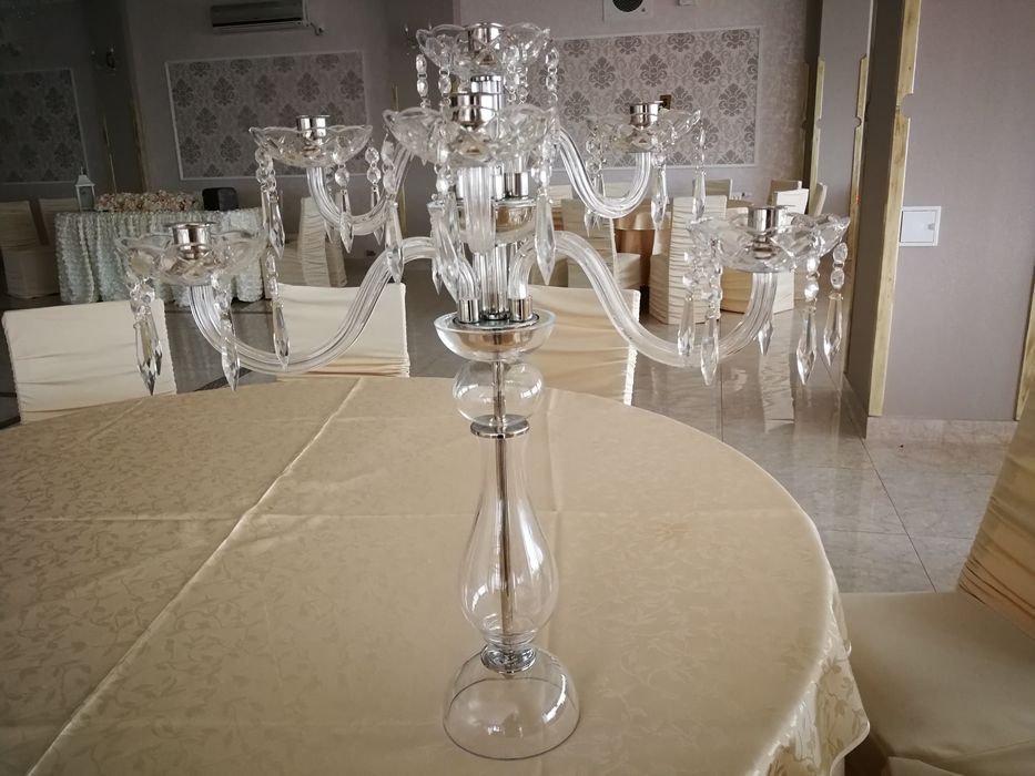 Sfeșnic cristal Bhoemia sigilat ideal pentru un cadou ,birou sau casa