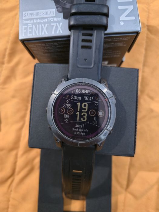 Garmin Fenix 7x sapphire solar