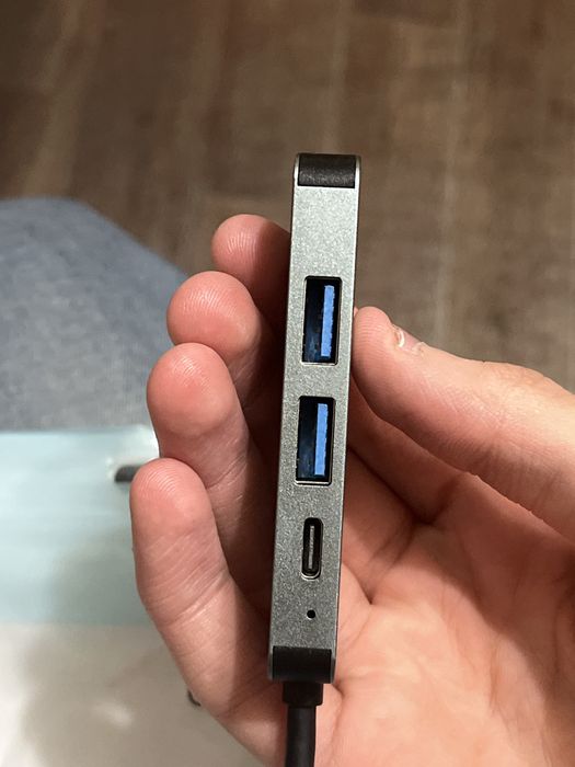 Док-станция Grwibeou 4-Port HUB черный