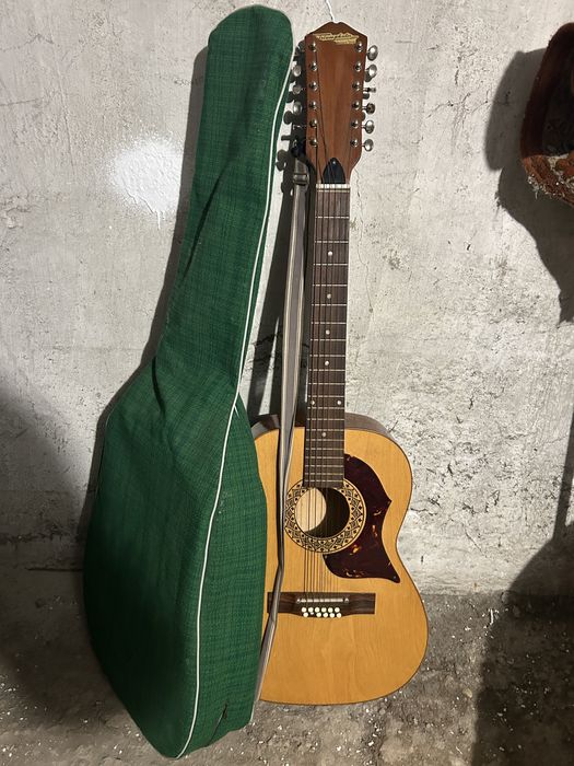 Chitara Acustică cu 12 Corzi + husa cadou