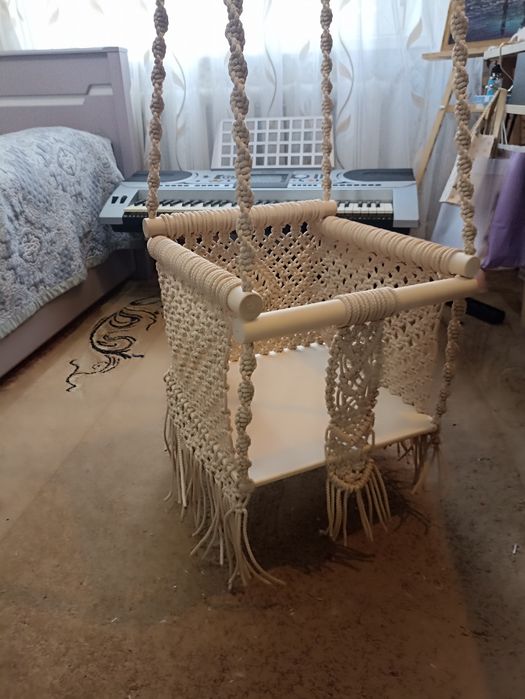 Детская качеля ручная работа