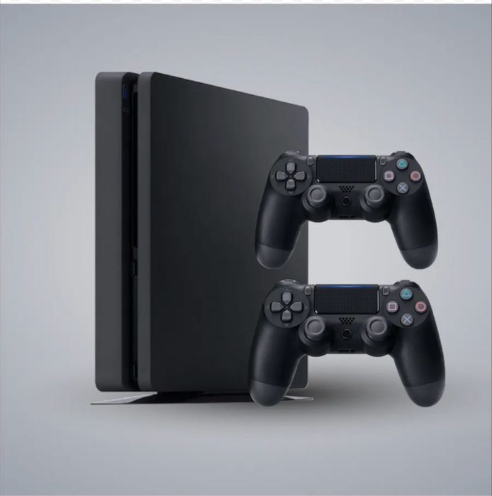 PlayStation 4+2 геймпада + 3 игры