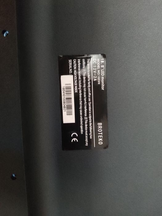 Монитор Broteko modelv no:185vh