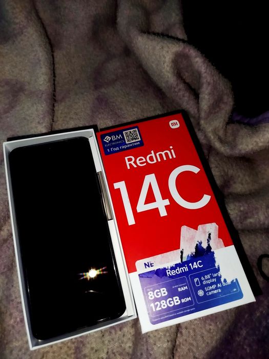 Срочно продаётся !!! Новинка-новый смартфон redmi 14-с.