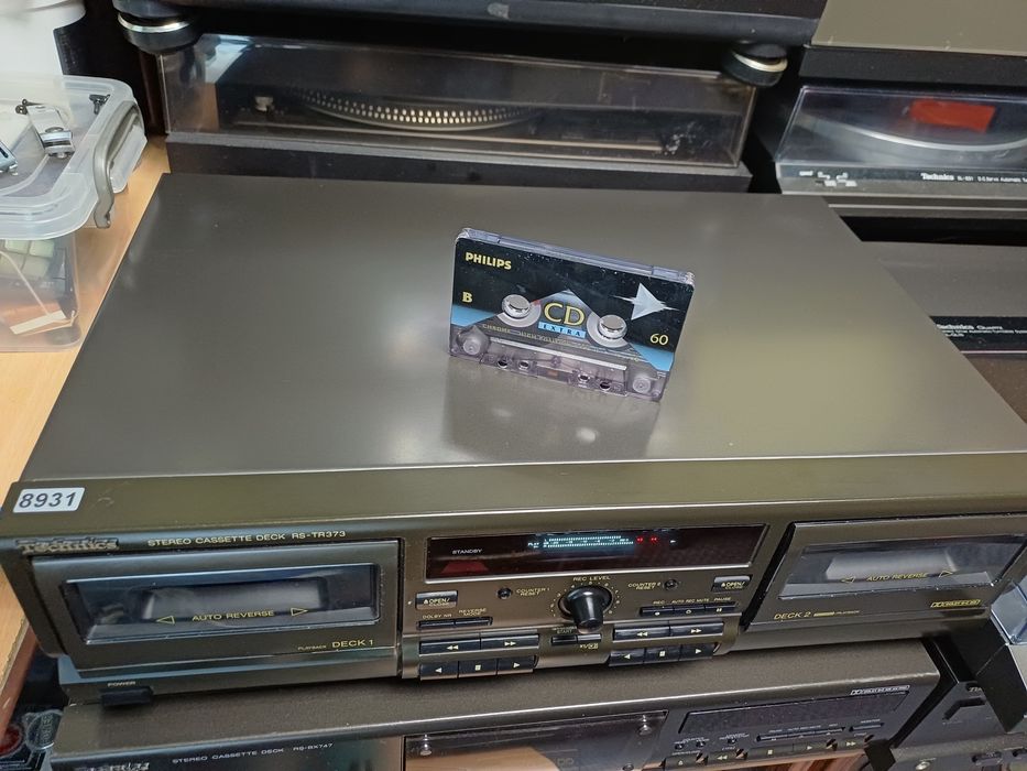 Technics rs tr373 duble deck caseta oldschool