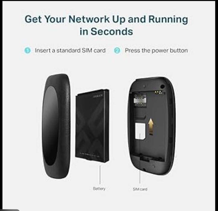 TP‑LINK M7200 4G Wi‑Fi router, uy va mashinada, yoningizda olib yurish