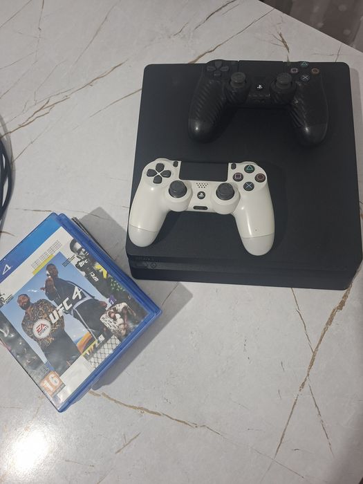 PS4  slim + игры