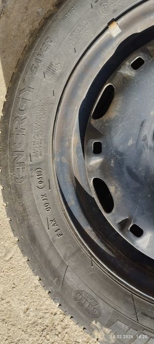 Anvelope 165/70/14 cu jenti tabla vw