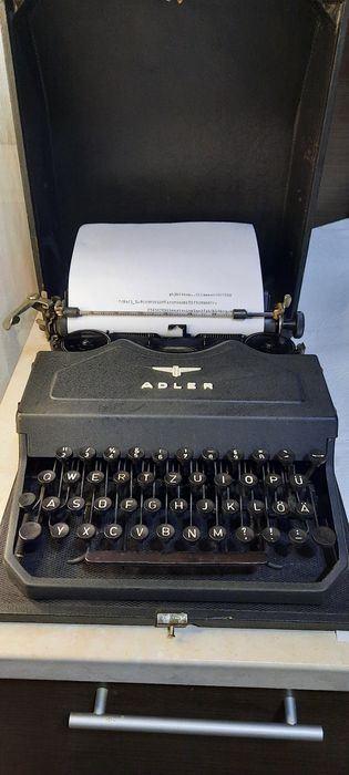 Mașină de scris Adler 1946 impecabilă