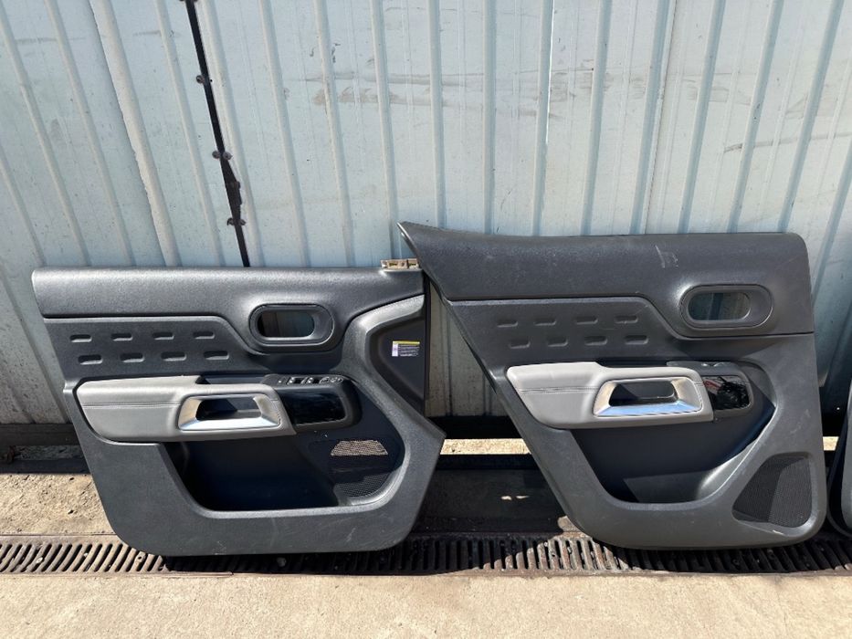 Interior complet piele + textil Citroen C5 Aircross 2020 2021 2022 Europa Scaune Fata / Bancheta Spate / Fete de Portiera / Cotiera / Plasticuri