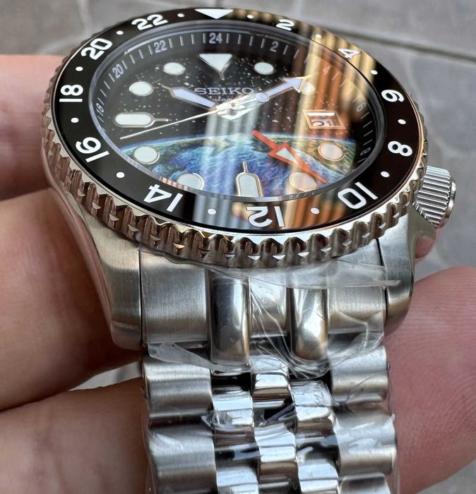 Seiko Automatic Voyager GMT SSK Japonez Seiko NH34 Diver 200 m 41 mm