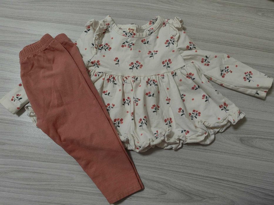 Комплект дрешки за момиче, размер 80