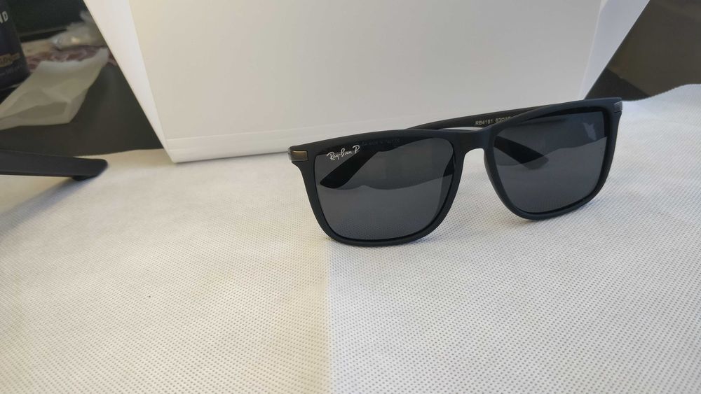 Promotie - Ochelari de soare polarizati Rayban RB4181, Black, Italy