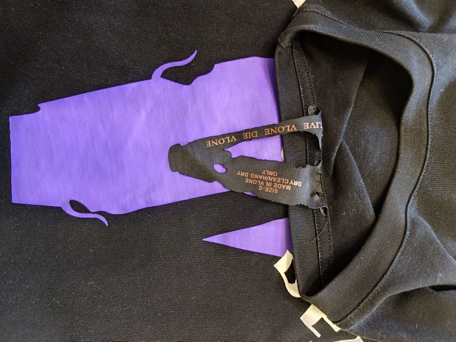 vlone x palm angels size S