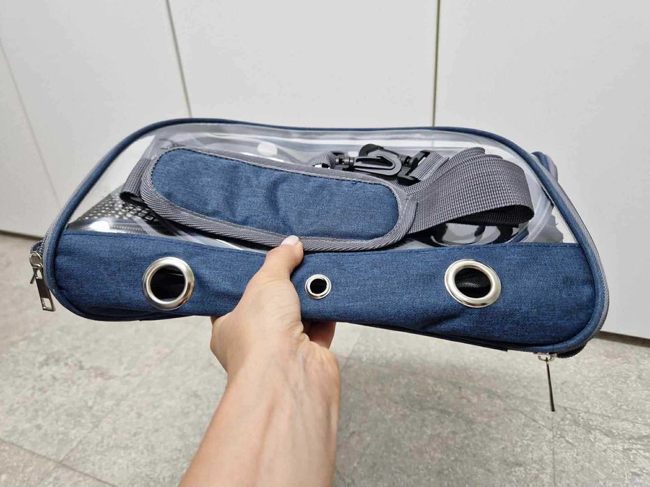 Geantă portabilă pentru transportul păsărilor