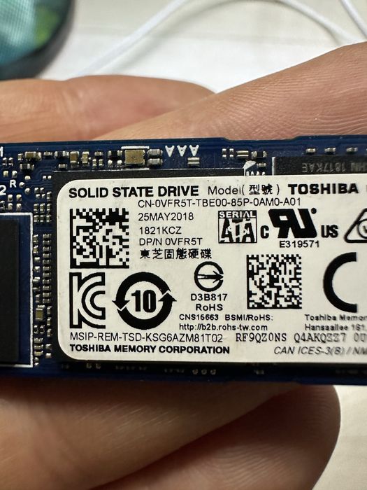 Ssd Toshiba KSG60ZMV256G M.2 2280 256GB