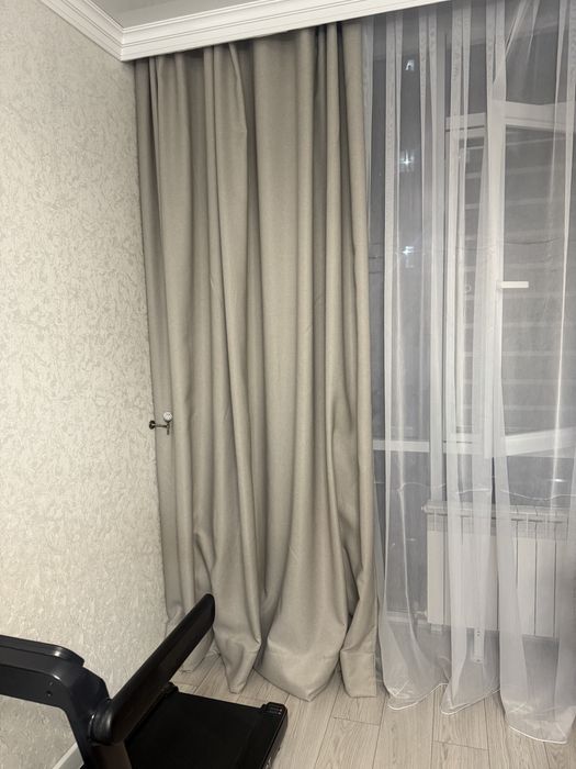 Срочно продам шторы с тюлью!
