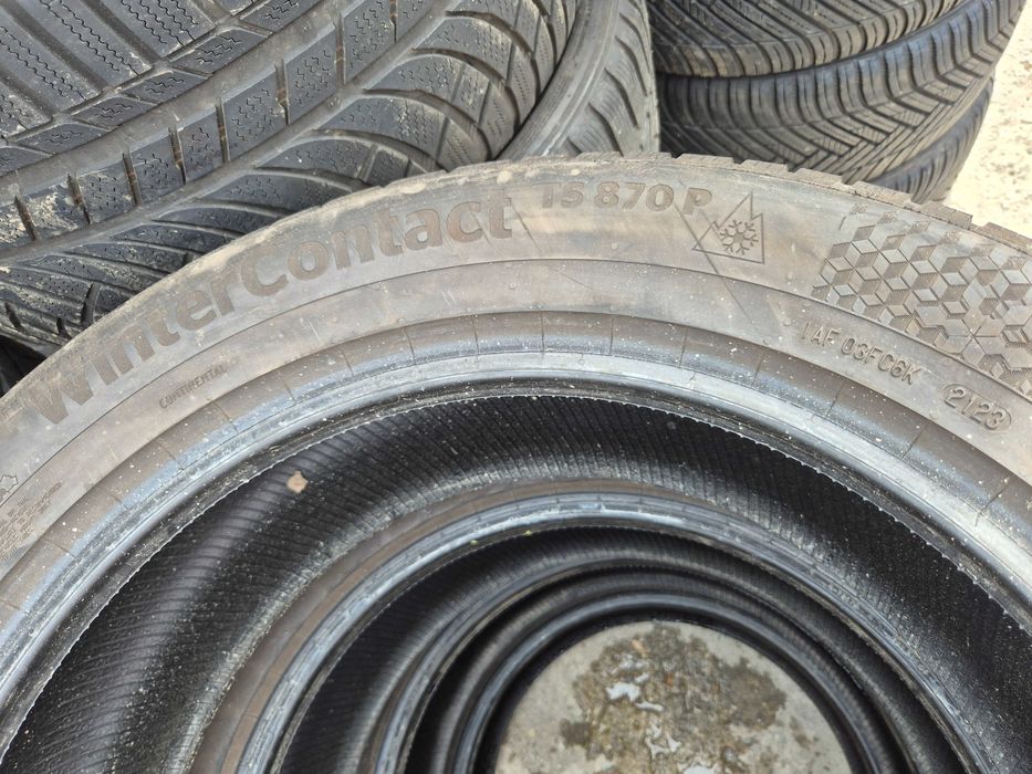 4 Anvelope M+S IARNA - 235/55/19 105V XL - Continental TS870P - APP NOI - DOT 2023 !