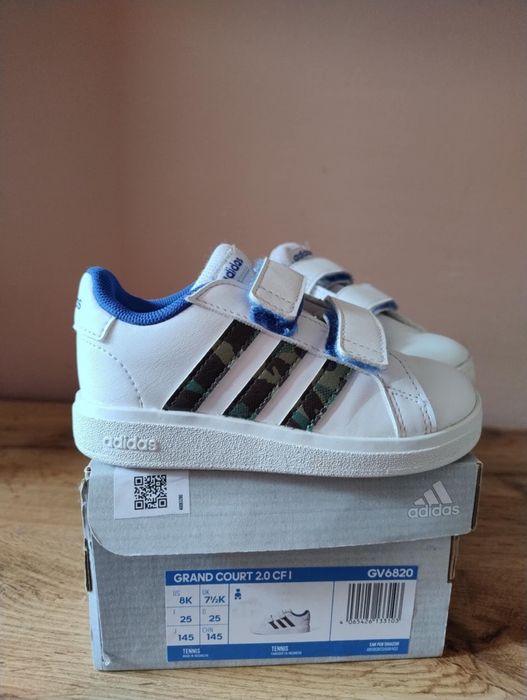 Adidas Grand Court 2.0 CF I – Бели с велкро Детски маратонки