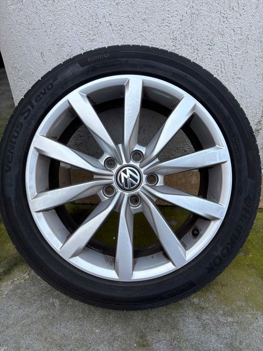 Jante VW 17" Dijon cu anvelope vara 225/45/17 - 91 W - DOT 2023