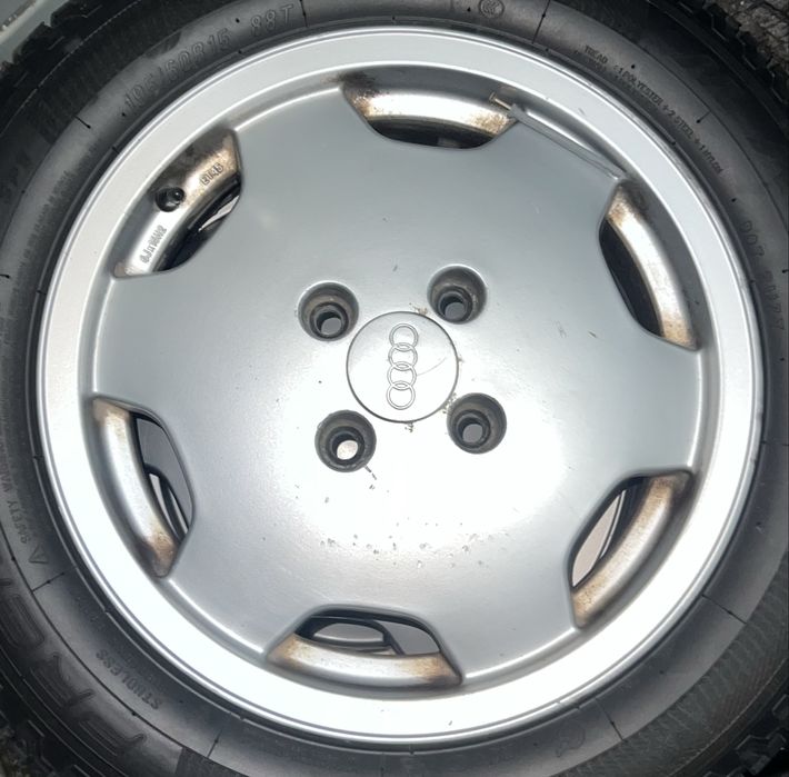 Диски титанки на Ауди Б4 R15