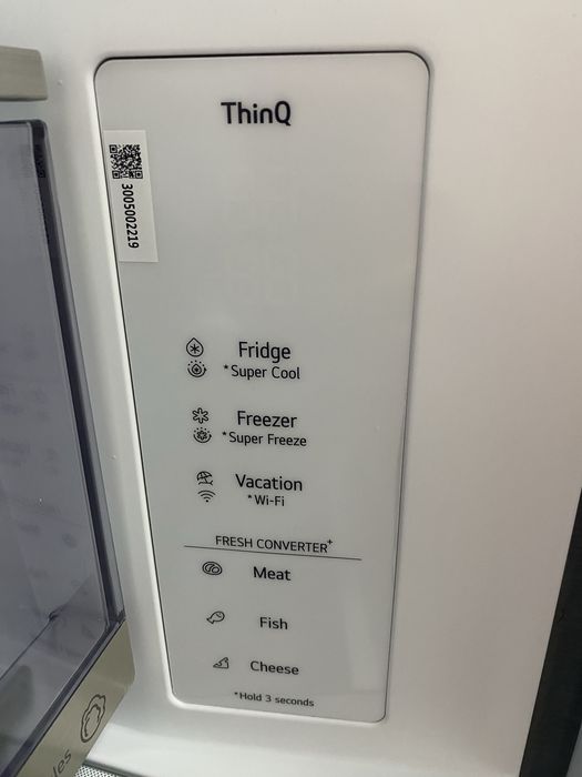 Хладилник с фризер LG GBBS726CSW  375 l No Frost Wi- Fi