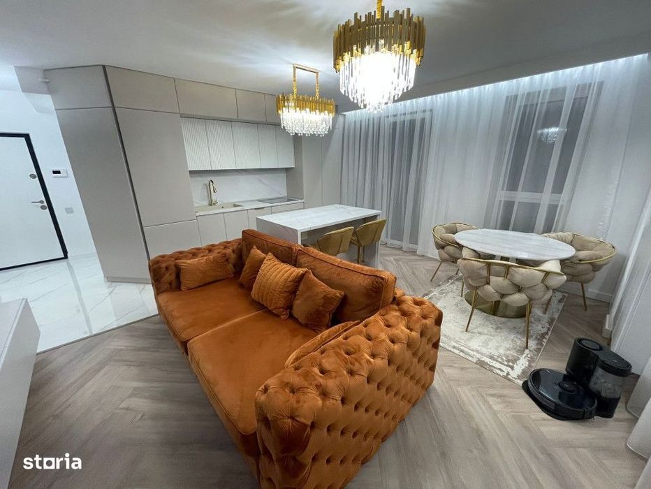 Apartament 3 camere, 73 mp, ultrafinisat, 2 terase, zona Marasti