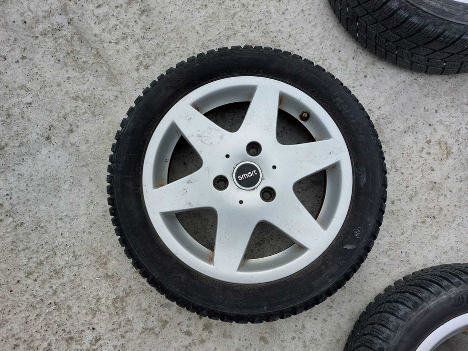 Jante aliaj, cauciucuri de iarna, luneta spate, stopuri spate Smart Fortwo an 2000