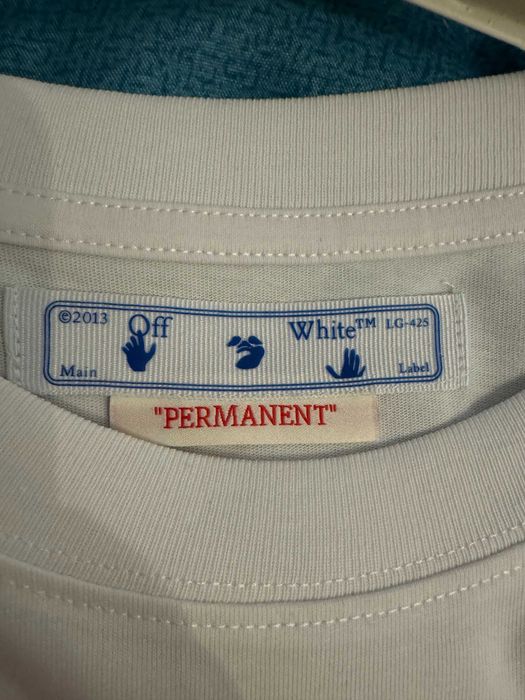 Tricou Off White Hand logo-print T-shirt Alb