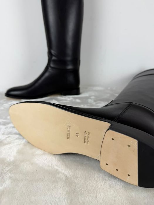 Hermes high tight boots sz.39 дамски чизми Хермес