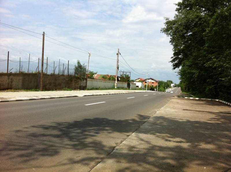 Teren Snagov la sosea