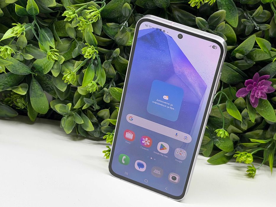 *КаТо НоВо* Samsung A55 5G 128GB Lilac Гаранция